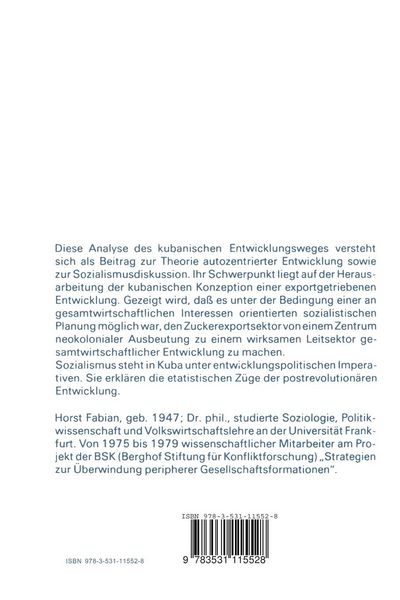Produktbild: Der kubanische Entwicklungsweg