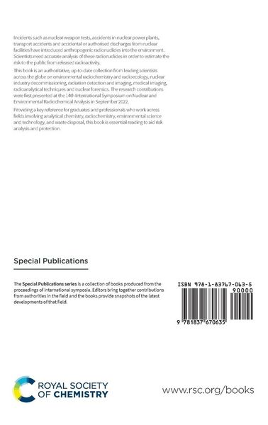 Produktbild: Environmental Radiochemical Analysis VII
