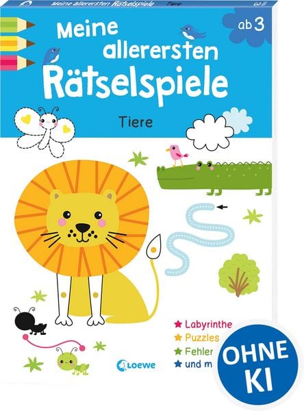 Produktbild: Meine allerersten R&auml;tselspiele - Tiere