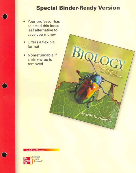 Produktbild: Loose Leaf Version for Biology: Concepts and Investigations