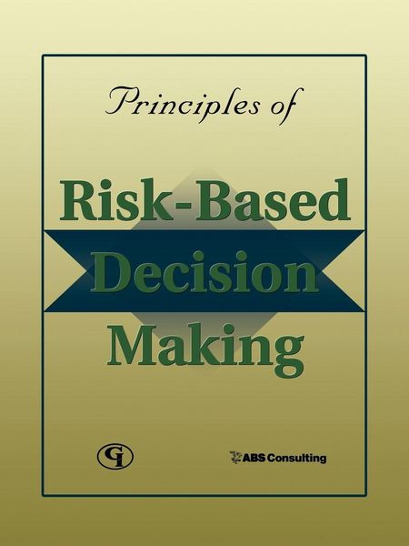 Produktbild: Principles of Risk-Based Decision Making