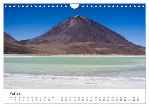 Produktbild: Vulkane - Die atemberaubendsten Motive der Feuerspucker. (Wandkalender 2026 DIN A4 quer), CALVENDO Monatskalender