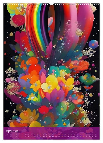 Produktbild: Alle Farben des Regenbogens (hochwertiger Premium Wandkalender 2026 DIN A2 hoch), Kunstdruck in Hochglanz