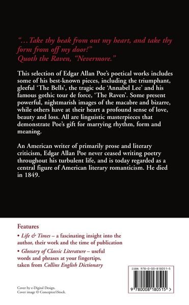Produktbild: The Raven and Other Selected Poems