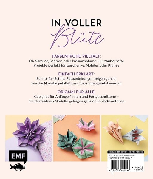 Produktbild: Origami-Flowers &ndash; Wundersch&ouml;ne Bl&uuml;ten zum Dekorieren & Verschenken