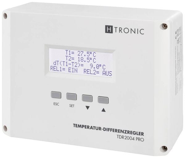 H-Tronic TDR2004 pro Temperaturschalter -99 - 850°C