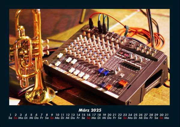 Produktbild: Musik 2025 Fotokalender DIN A4