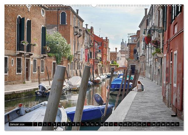 Produktbild: Venedig - Der andere Blick (hochwertiger Premium Wandkalender 2026 DIN A2 quer), Kunstdruck in Hochglanz