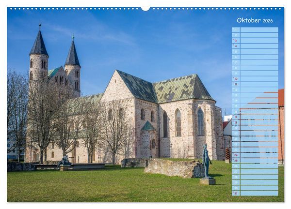 Produktbild: Magdeburg an der Elbe - Der Planer (Wandkalender 2026 DIN A2 quer), CALVENDO Monatskalender