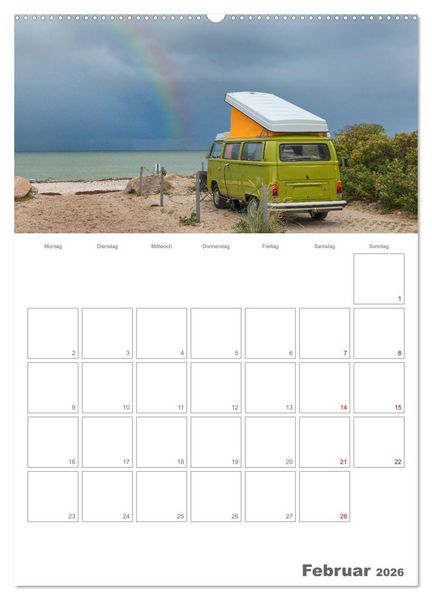 Produktbild: Vanlife Jahresplaner (Wandkalender 2026 DIN A2 hoch), CALVENDO Monatskalender