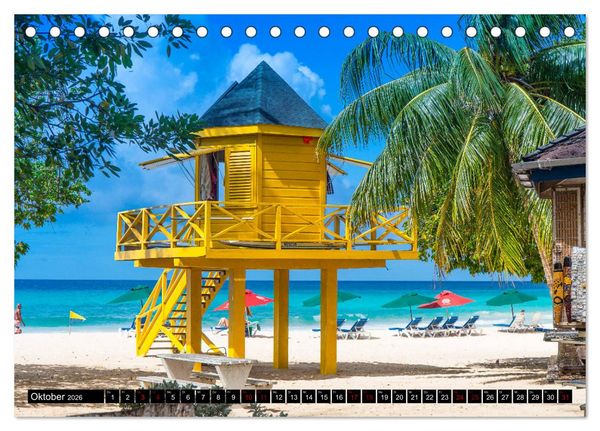 Produktbild: Barbados (Tischkalender 2026 DIN A5 quer), CALVENDO Monatskalender