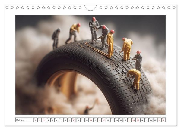 Produktbild: Kleine Helden &ndash; Gro&szlig;es Handwerk (Wandkalender 2026 DIN A4 quer), CALVENDO Monatskalender