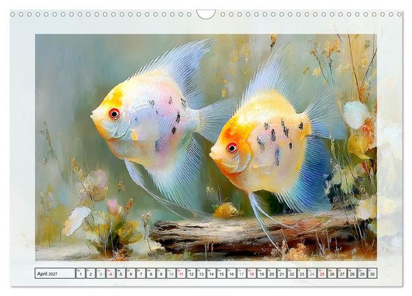 Produktbild: Aquariumfische. Farbenpracht im S&uuml;&szlig;wasserbecken (Wandkalender 2027 DIN A3 quer), CALVENDO Monatskalender