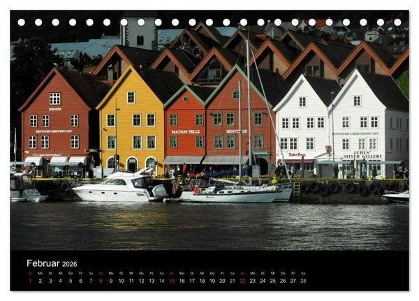 Produktbild: Norwegische Lichtblicke (Tischkalender 2026 DIN A5 quer), CALVENDO Monatskalender