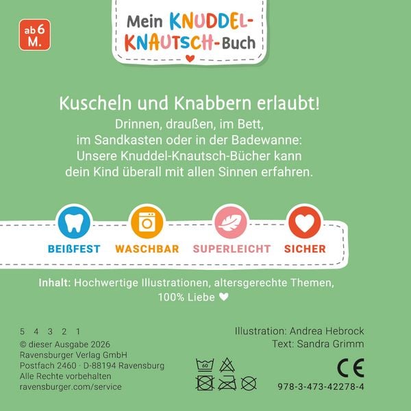 Produktbild: Mein Knuddel-Knautsch-Buch: Bei uns zu Hause