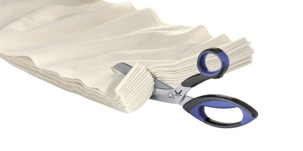 Produktbild: Kretzer 74530 Universal Stoffschere 12cm Schwarz-Blau