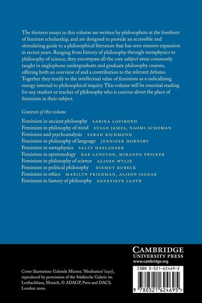 Produktbild: The Cambridge Companion to Feminism in Philosophy