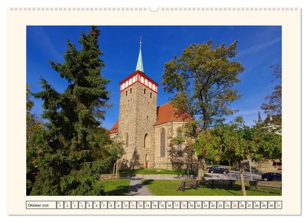 Produktbild: Bautzen - Rundgang durch die mittelalterliche Stadt (Wandkalender 2026 DIN A2 quer), CALVENDO Monatskalender