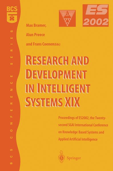 Produktbild: Research and Development in Intelligent Systems XIX