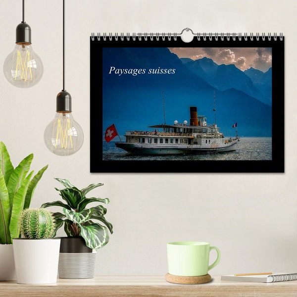 Produktbild: Paysages suisses (Calendrier mural 2026 DIN A4 vertical), CALVENDO calendrier mensuel