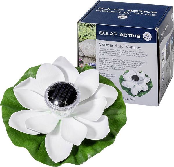 Produktbild: FIAP 3206 SOLAR ACTIVE WaterLily White Solar-Dekoleuchte LED LED fest eingebaut Wei&szlig;