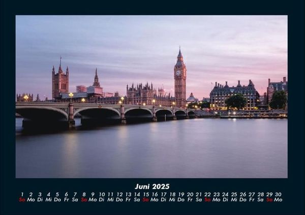 Produktbild: London - Impressionen 2025 Fotokalender DIN A4