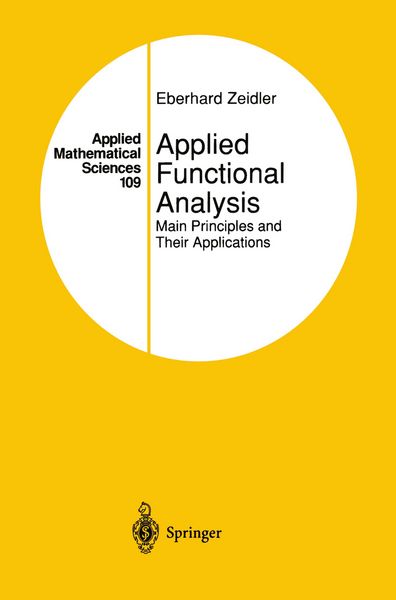 Produktbild: Applied Functional Analysis