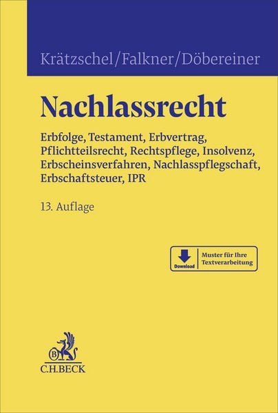 Produktbild: Nachlassrecht