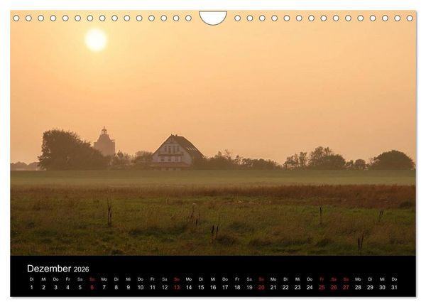 Produktbild: Zeit f&uuml;r... Insel Neuwerk - Himmel, Deiche, Watt und Meer (Wandkalender 2026 DIN A4 quer), CALVENDO Monatskalender