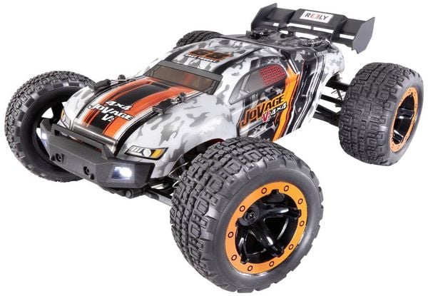 Produktbild: Reely JoVage 4x4 V2 Orange/Wei&szlig; Brushed 1:16 RC Modellauto Elektro Truggy Allradantrieb (4WD) RtR 2,4 GHz inkl. Akku und Ladekabel