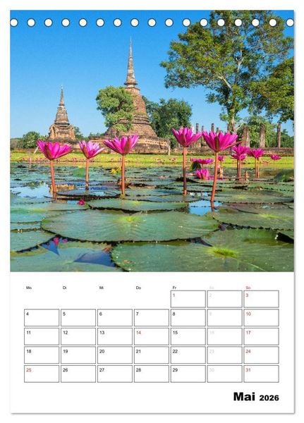 Produktbild: THAILAND - Mein Urlaubsplaner (Tischkalender 2026 DIN A5 hoch), CALVENDO Monatskalender