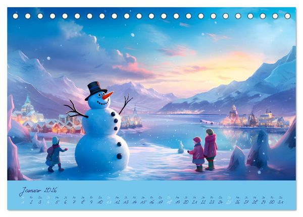 Produktbild: Magie der Kindheit (Tischkalender 2026 DIN A5 quer), CALVENDO Monatskalender