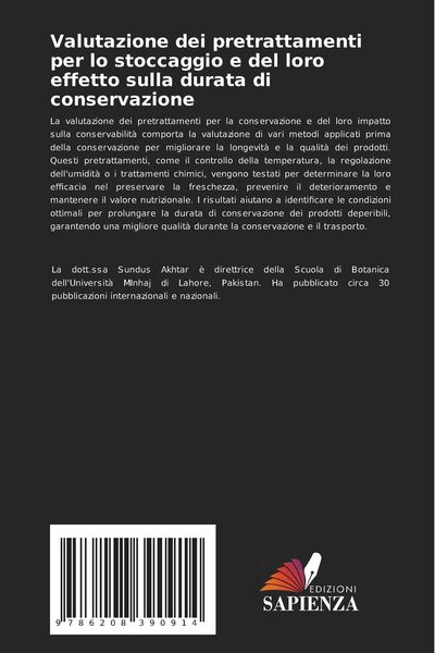 Produktbild: Valutazione dei pretrattamenti per lo stoccaggio e del loro effetto sulla durata di conservazione
