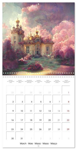 Produktbild: Rococo rooms (Wall Calendar 2026 12 &times; 12 Inch) CALVENDO 12 Month Wall Calendar