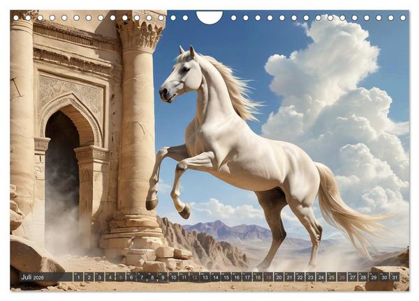 Produktbild: Sch&ouml;ne wilde Mustangs (Wandkalender 2026 DIN A4 quer), CALVENDO Monatskalender