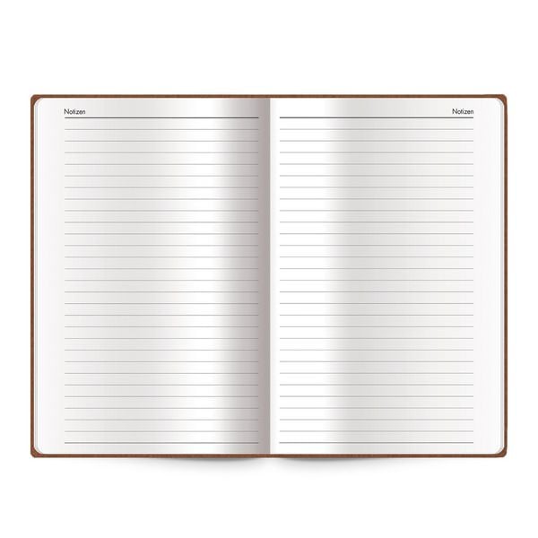 Produktbild: Tr&ouml;tsch Adressbuch Soft Touch Slim Braun