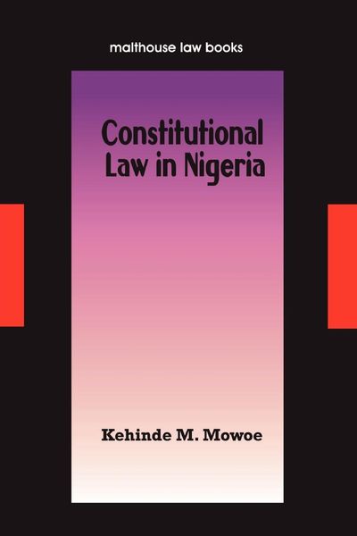 Produktbild: Mowoe, K: Constitutional Law in Nigeria