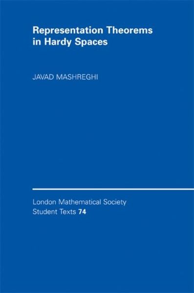 Produktbild: Representation Theorems in Hardy Spaces