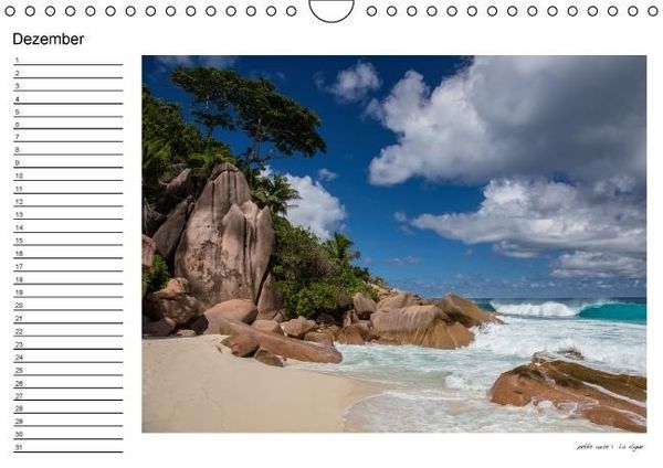 Produktbild: die seychellen - ganz nah am paradies (Wandkalender immerw&auml;hrend DIN A4 quer)