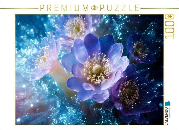 CALVENDO Puzzle Kristall-Anemonen im Tiefenlicht | 1000 Teile Lege-Größe 64x48cm Foto-Puzzle für glückliche Stunden
