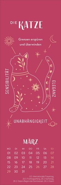 Produktbild: Krafttiere Lesezeichen & Kalender 2027