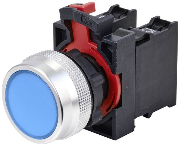 Produktbild: TRU COMPONENTS TC-10091036 Druckschalter 250 V/AC 5A 1 x Ein/Ein rastend IP40 1St.