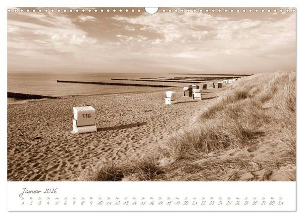 Produktbild: Ostsee-Nostalgie (Wandkalender 2026 DIN A3 quer), CALVENDO Monatskalender