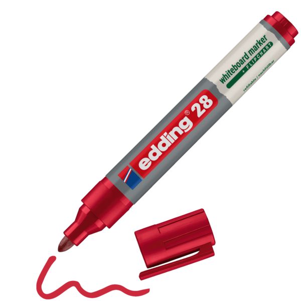 Produktbild: Edding 28 4-28002 Whiteboardmarker Rot