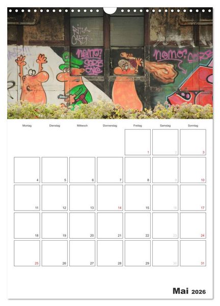 Produktbild: GRAFFITI 2026 / Planer (Wandkalender 2026 DIN A3 hoch), CALVENDO Monatskalender