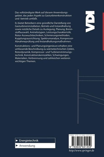 Produktbild: Gasturbinen Handbuch