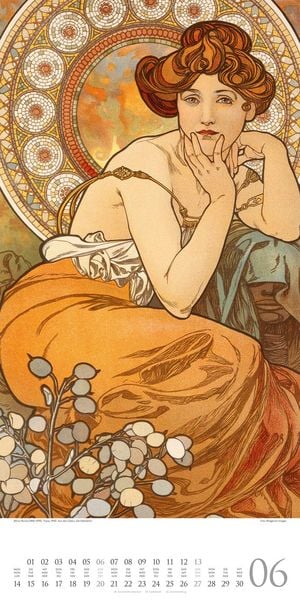 Produktbild: Alfons Mucha Kalender 2027