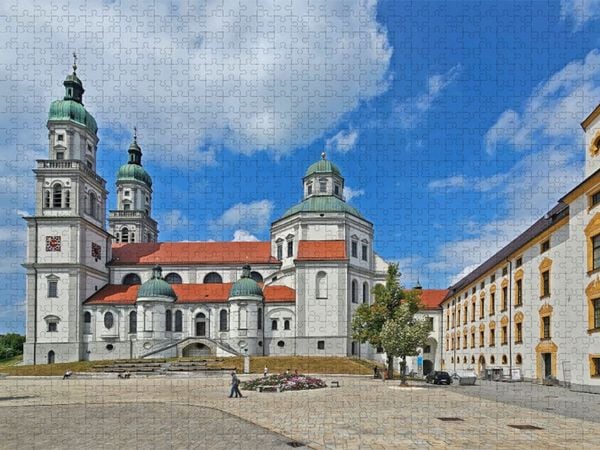 Produktbild: CALVENDO Puzzle Ein Motiv aus dem Kalender Der Illerradweg zwischen Oberstdorf und Ulm | 1000 Teile Lege-Gr&ouml;&szlig;e 64x48cm Foto-Puzzle f&uuml;r gl&uuml;ckliche Stunden