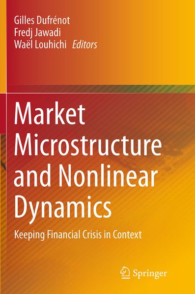 Produktbild: Market Microstructure and Nonlinear Dynamics