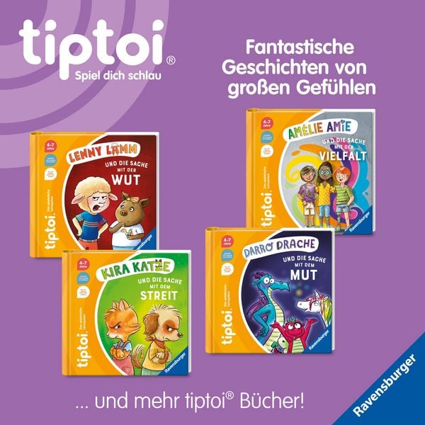 Tiptoi® Bildergeschichten über den Umgang mit Gefühlen - Amélie Amie und die Sache mit der Vielfalt